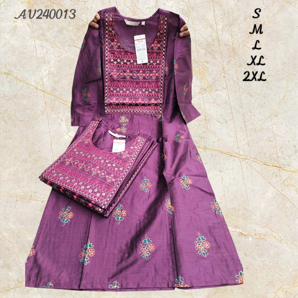 Avaasa Kurthis AV240013 - Dark Lavender, XL