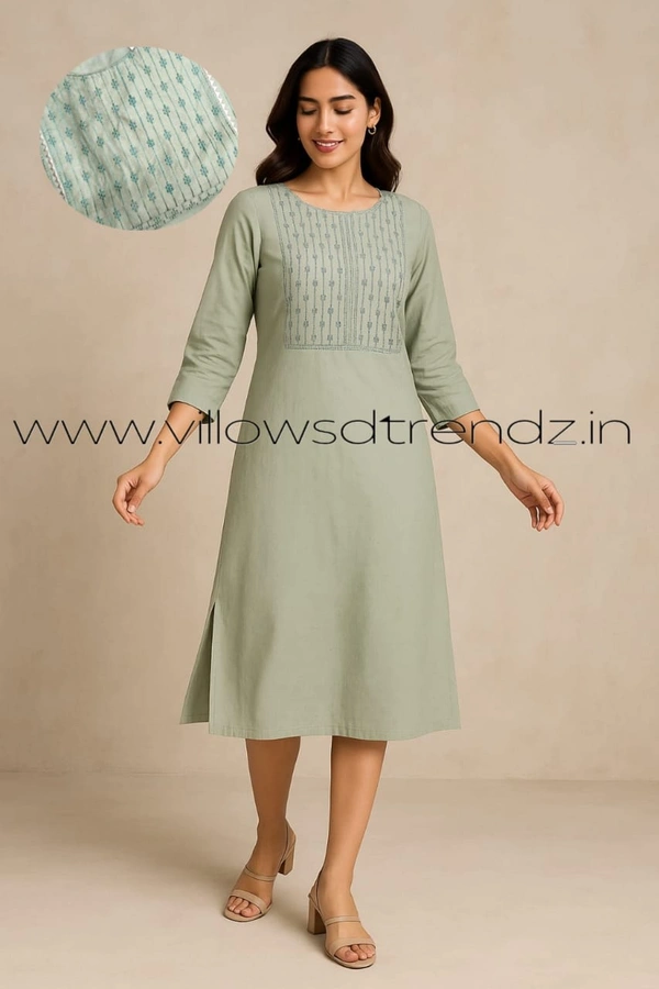 Avaasa Kurthis AV240016 - Light Blue, XL