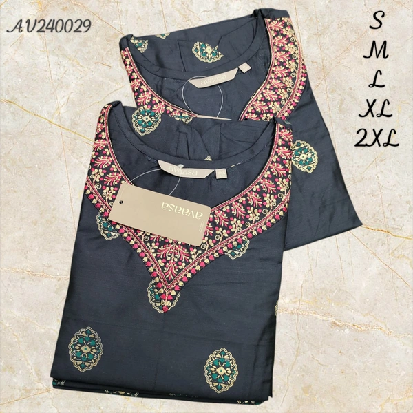 Avaasa Kurthis AV240029 - M, Dark Blue