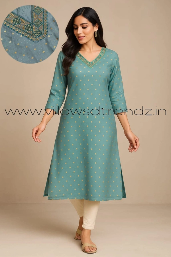 Avaasa Kurtis AV21004 - Blue, L