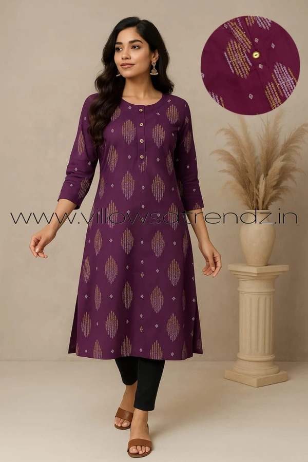 Avaasa Kurtis AV21009 - Beetroot Pink, L