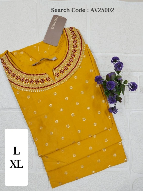 Avaasa Kurtis AV25002 - XL, Yeallow