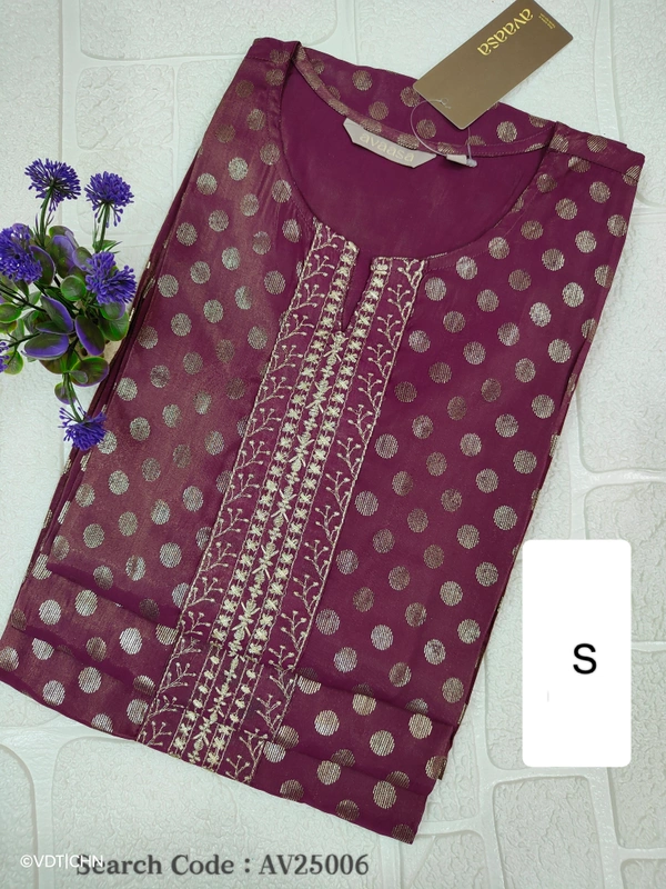 Avaasa Kurtis AV25006 - S, Maroon