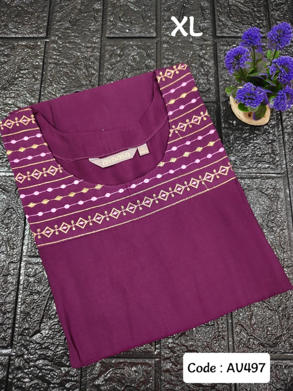 Avaasa Kurtis AV497 - XL, Purple