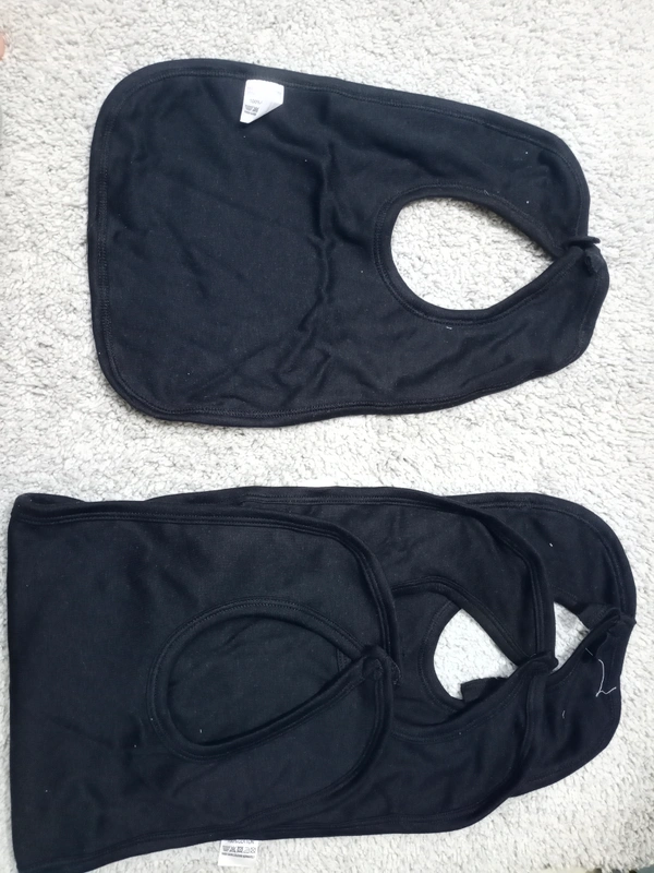 Pusblu Black Baby bib - Black, Free