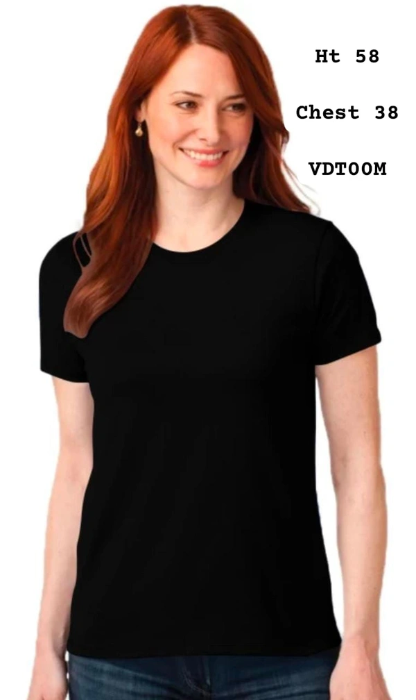 VDT Black T-shirt - Black, M