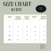 Twill Blue Chickenkari Kurti with full sequence work CK31004 - M, Dark Blue