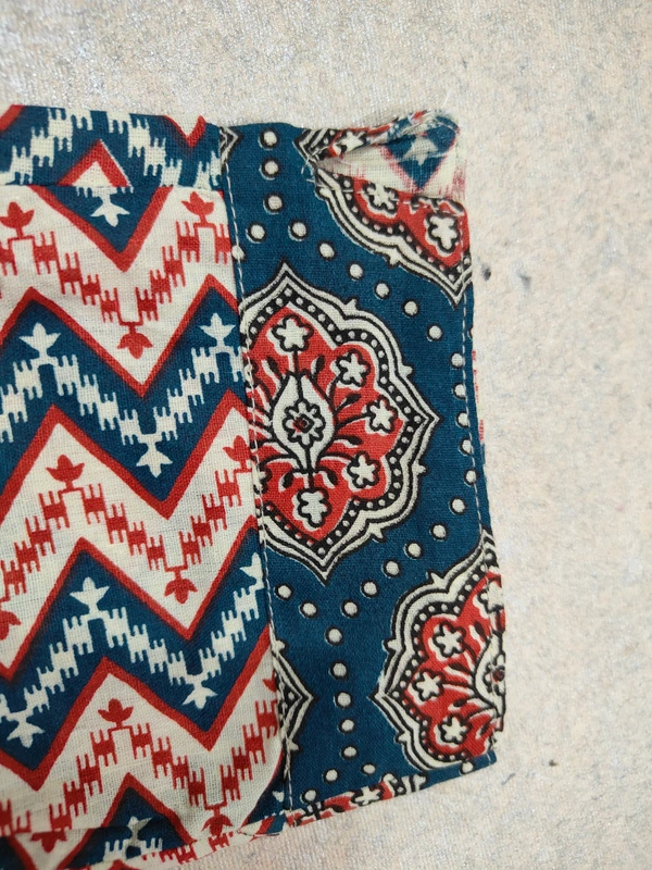Twill Blue Designer Neck  Kurti With Phant  KS1555 - Ashed Yellow, M