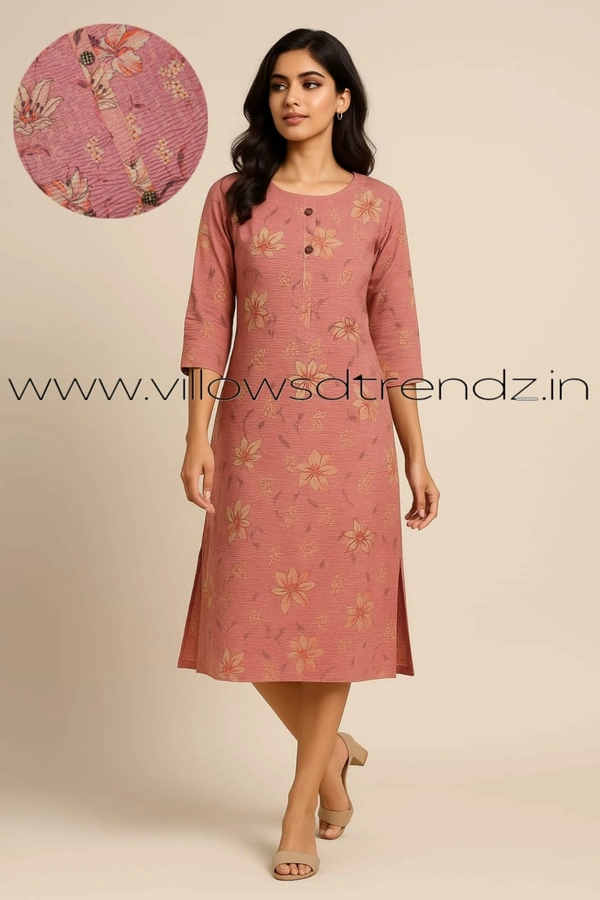 Crush Tissue Kurta CT32503