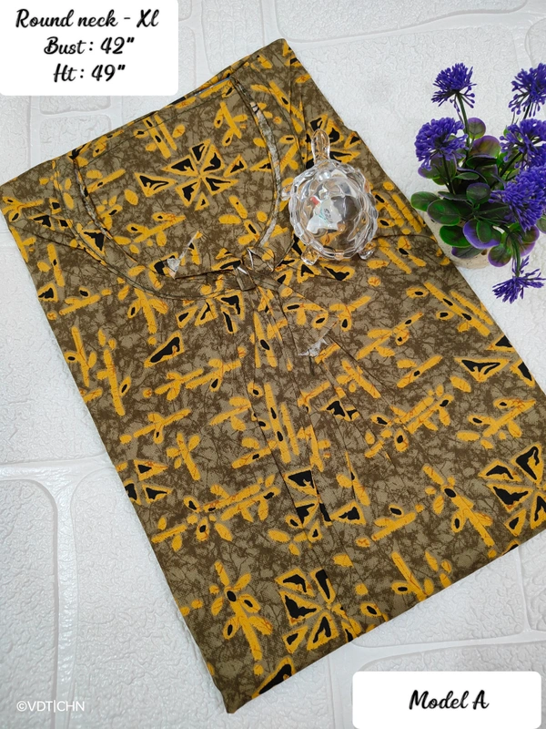 VDT Embroidary type gown maxi NT10076 - XL, Ash green mixed yellow