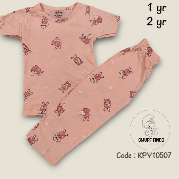 Smurf Finds Girls Pyjama set KPY10507 - 2 Year, Orange