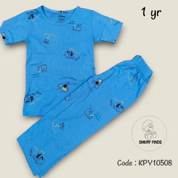 Smurf Finds Girls Pyjama set KPY10508 - 1 Year, Blue