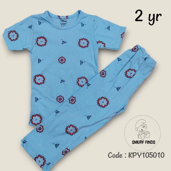 Smurf Finds Girls Pyjama set KPY10510 - 2 Year, Blue