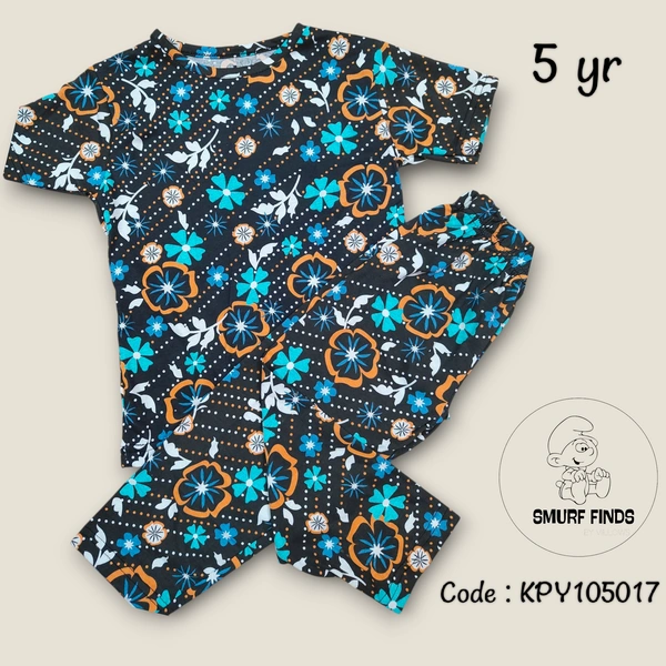 Smurf Finds Girls Pyjama set KPY10517 - 5 Year, Black
