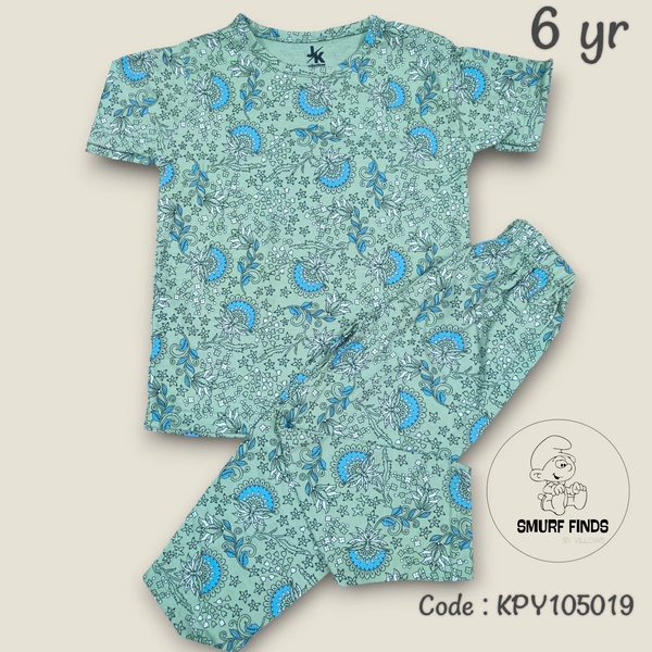 Smurf Finds Girls Pyjama set KPY10519 - 6 Year, Green