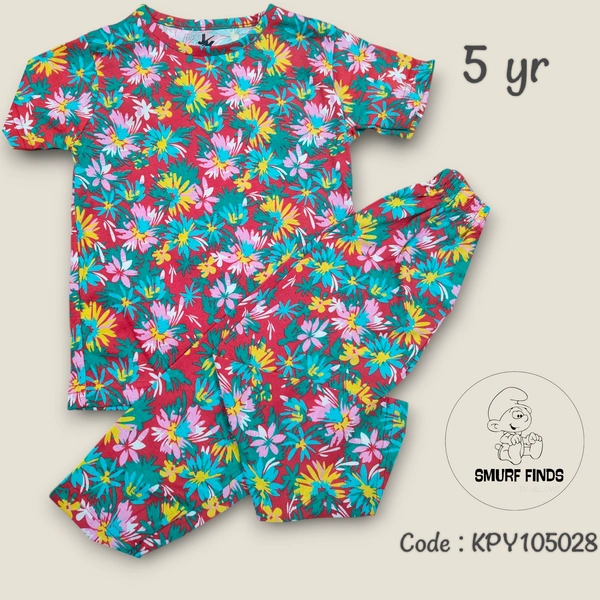 Smurf Finds Girls Pyjama set KPY10528 - 5 Year, Rama green