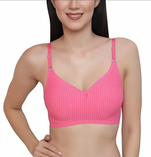 Villows Imported Back Hook Removable pad bra 474 - Beige, One Size