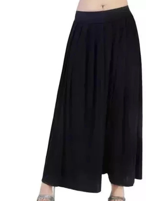 Ruthvi Ethnics Imported Palazzos FL16501 - FS, Black