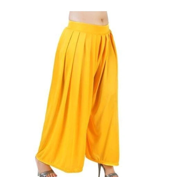 Ruthvi Ethnics Imported Palazzos FL16504 - FS, Yellow
