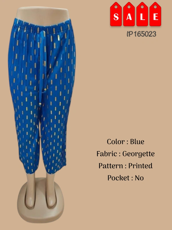 Ruthvi Ethnics Imported Palazzos IP165023 - FS, Blue
