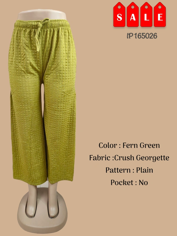 Ruthvi Ethnics Imported Palazzos IP165026 - FS, Fern Green