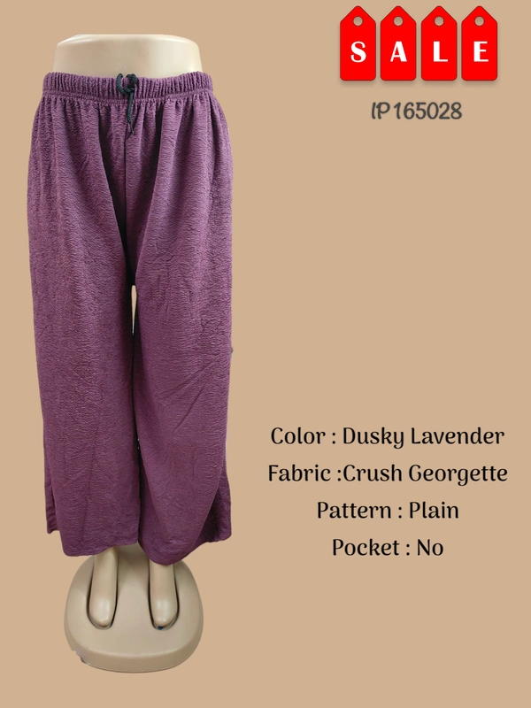 Ruthvi Ethnics Imported Palazzos IP165028 - FS, Duskey Lavender
