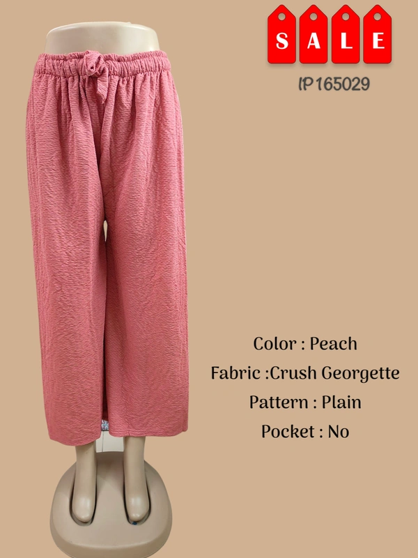 Ruthvi Ethnics Imported Palazzos IP165029 - FS, Peach