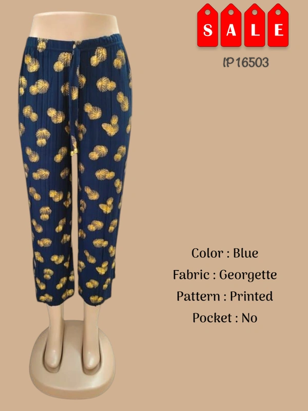 Ruthvi Ethnics Imported Palazzos IP16503 - FS, Blue