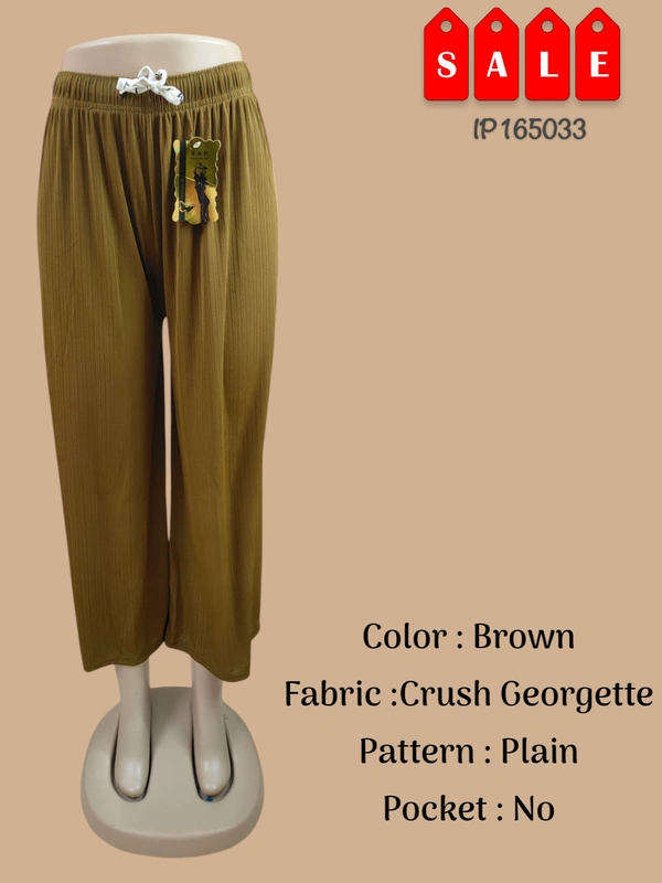 Ruthvi Ethnics Imported Palazzos IP165033 - FS, Brown
