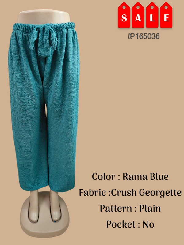Ruthvi Ethnics Imported Palazzos IP165036 - FS, Rama Green