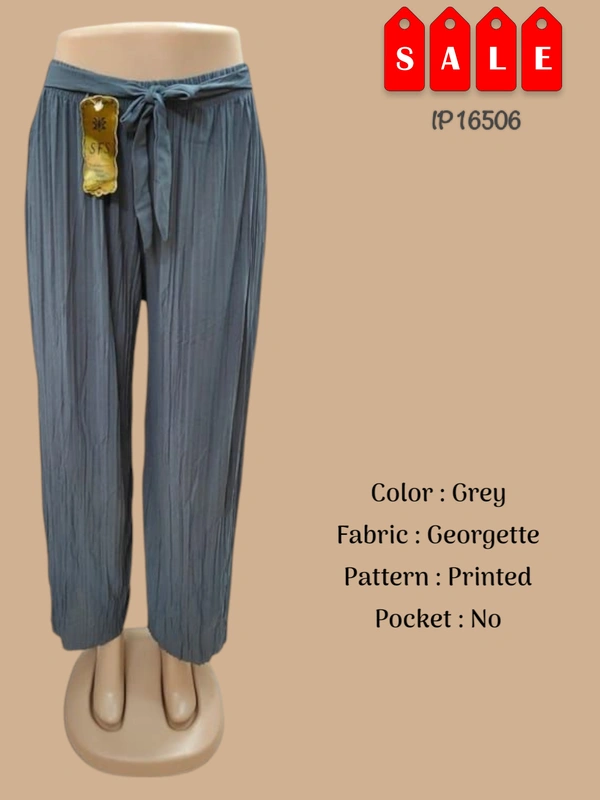 Ruthvi Ethnics Imported Palazzos IP16506 - FS, Grey