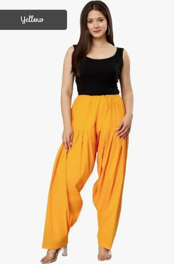 VDT Jaipur cotton Shalwar / Patiyala JP1196 - FS, Yellow
