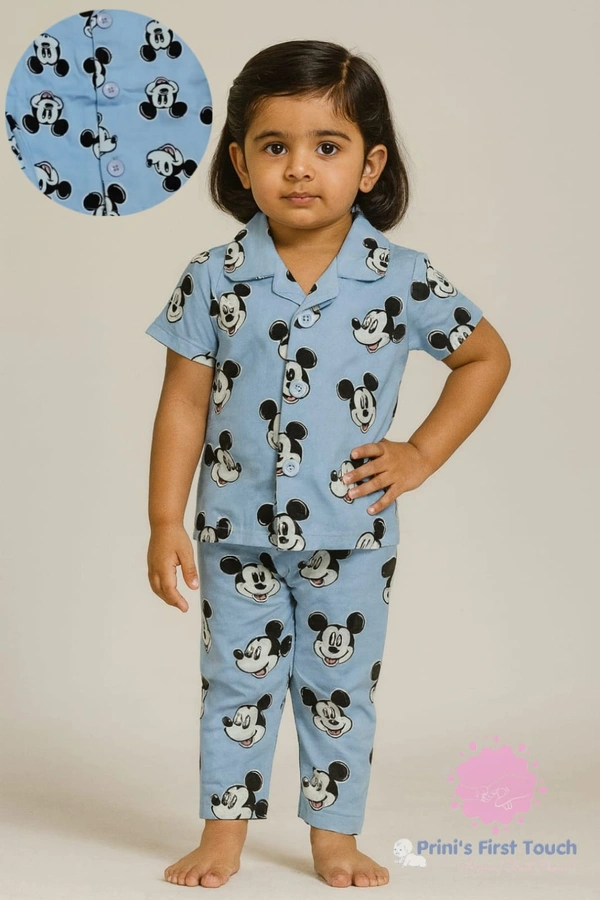 Disney Kids Pyjama | Blue  | KPY18604 - 3-4 Year, Blue
