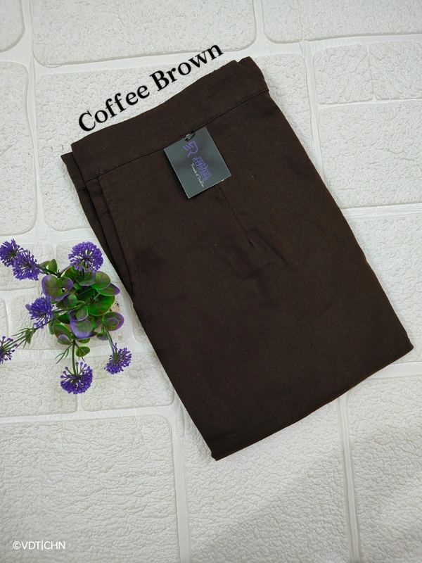 Ruthvi Ethnics Linen Cotton Kurti Pants KP23225309 - 4XL, Coffee Brown
