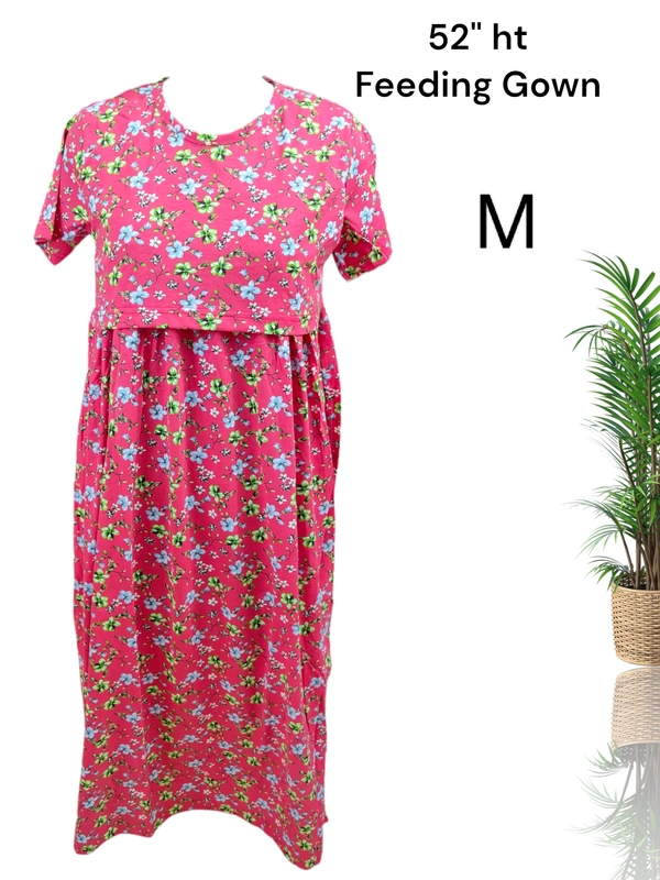 VDT Maternity Feeding Lounge Wear MFG1607 - M, Pink