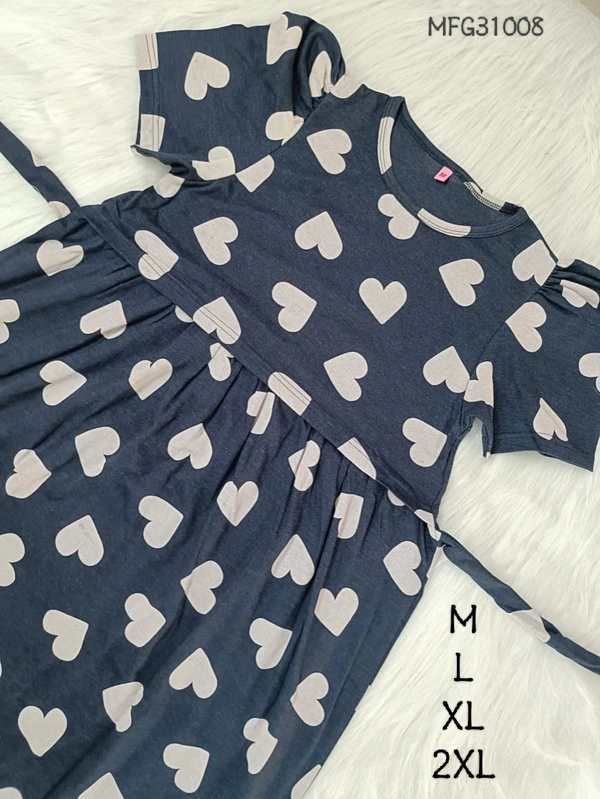 Smurf Finds Maternity Feeding Lounge Wear MFG31008 - M, Black