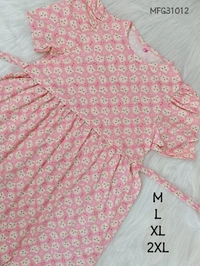 Smurf Finds Maternity Feeding Lounge Wear MFG31012 - Pink, XL