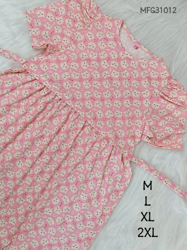 Smurf Finds Maternity Feeding Lounge Wear MFG31012 - XL, Pink