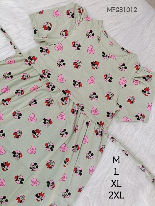 Smurf Finds Maternity Feeding Lounge Wear MFG31012 - XL, Light Grey