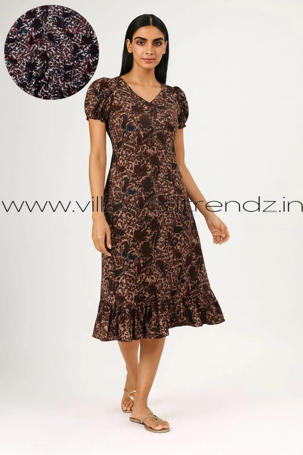 Ruthvi Ethnics Maxi| Frock Nighty| Night Gown| Nighty| Designer Neck Pattern| Back side adjustable Knot| Pink | FN240113 - Bust: 50|Ht: 48 (5XL), Pink