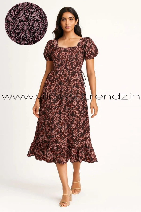 Ruthvi Ethnics Maxi| Frock Nighty| Night Gown| Nighty| Designer Neck Pattern| Back side adjustable Knot| Rani Pink| FN240119 - Bust: 52|Ht: 47.5 (6XL), Rani Pink