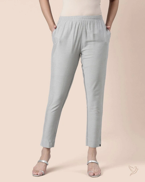 Twin Bird Metallic Pant Silver string TWMT757 - M, Silver String