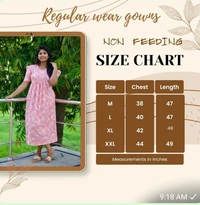 VDT Non Feeding Maxi Gowns MG1561 - L, Green