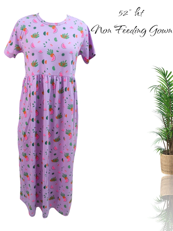 VDT Non Feeding Maxi Gowns MG1565 - XL, Lavender