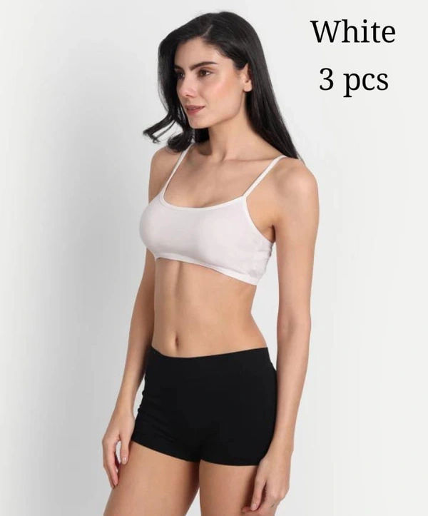 Villows Non Padded Sports Bra 471 - White, One Size