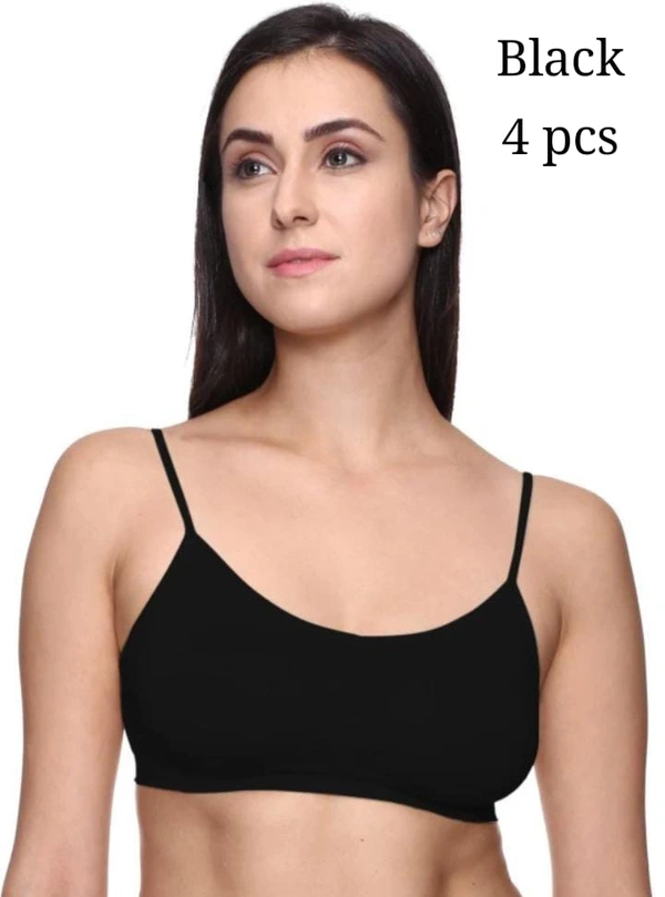 Villows Non Padded Sports Bra 471 - Black, One Size