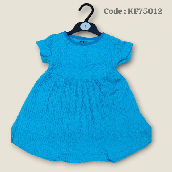 Disney Organic Cotton Crush Frock for Girls KF75012 - 3 - 4 yr, Sky Blue