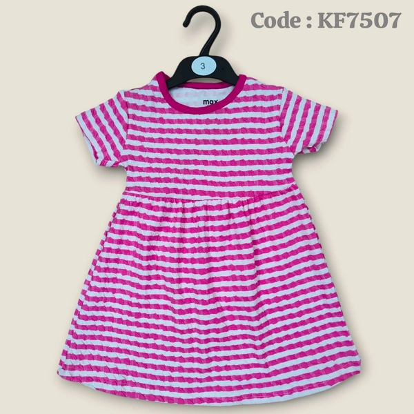 Disney Organic Cotton Crush Frock for Girls KF7507 - 5 - 6 yr, Pink