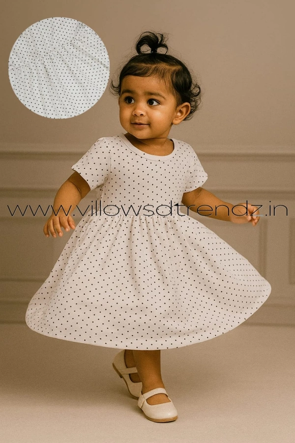 Disney Organic Cotton Frock for Baby| White | KM85006 - 9-12Month, White