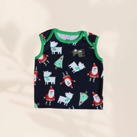 Smurf Finds Organic Cotton Unisex Jhabla's| 100% Cotton| Perferct for New Borns|Safe Prints| Dark blue| SMOJB3304 - 9-12 Month, Dark blue